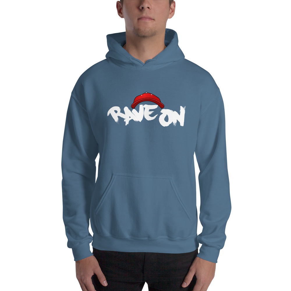Sweat à capuche rave on – Image 7