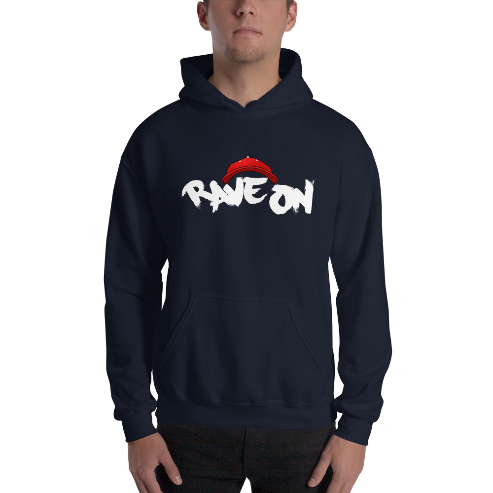 Sweat à capuche rave on – Image 3