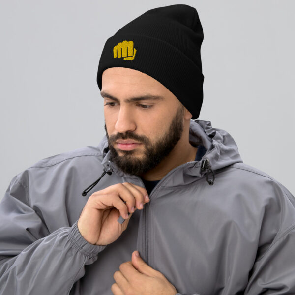 Bonnet fight jaune