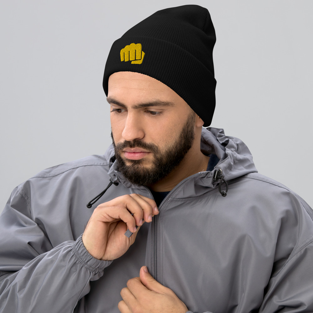 Bonnet fight jaune