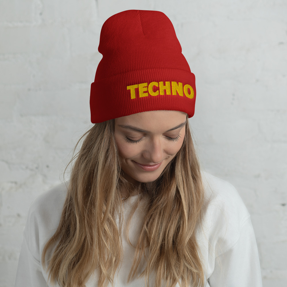 Bonnet techno jaune – Image 4