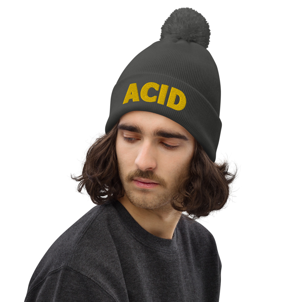 Bonnet à pompon acid – Image 4