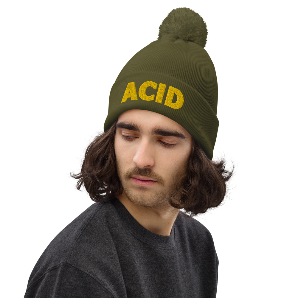 Bonnet à pompon acid – Image 5
