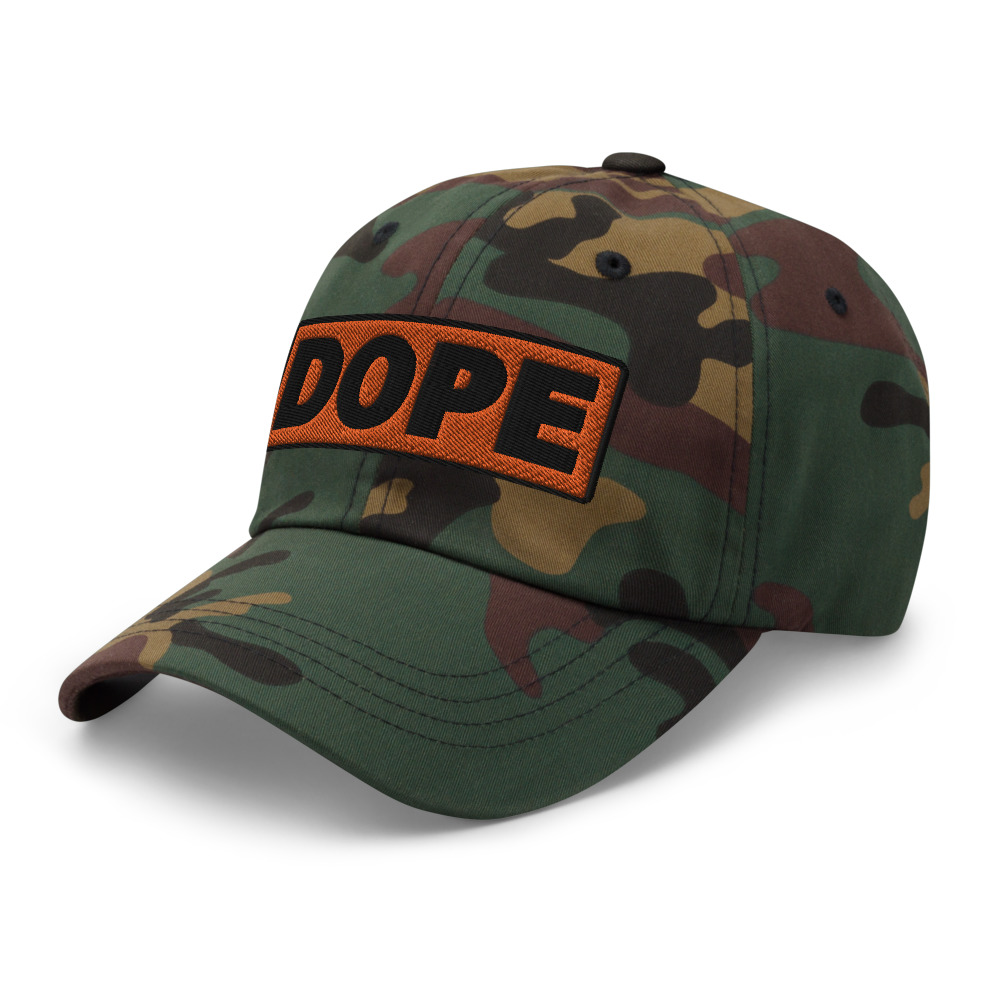 Casquette Baseball DOPE orange