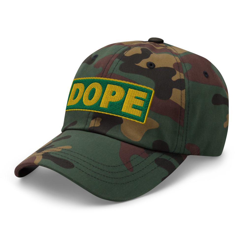 Casquette Baseball DOPE vert – Image 3