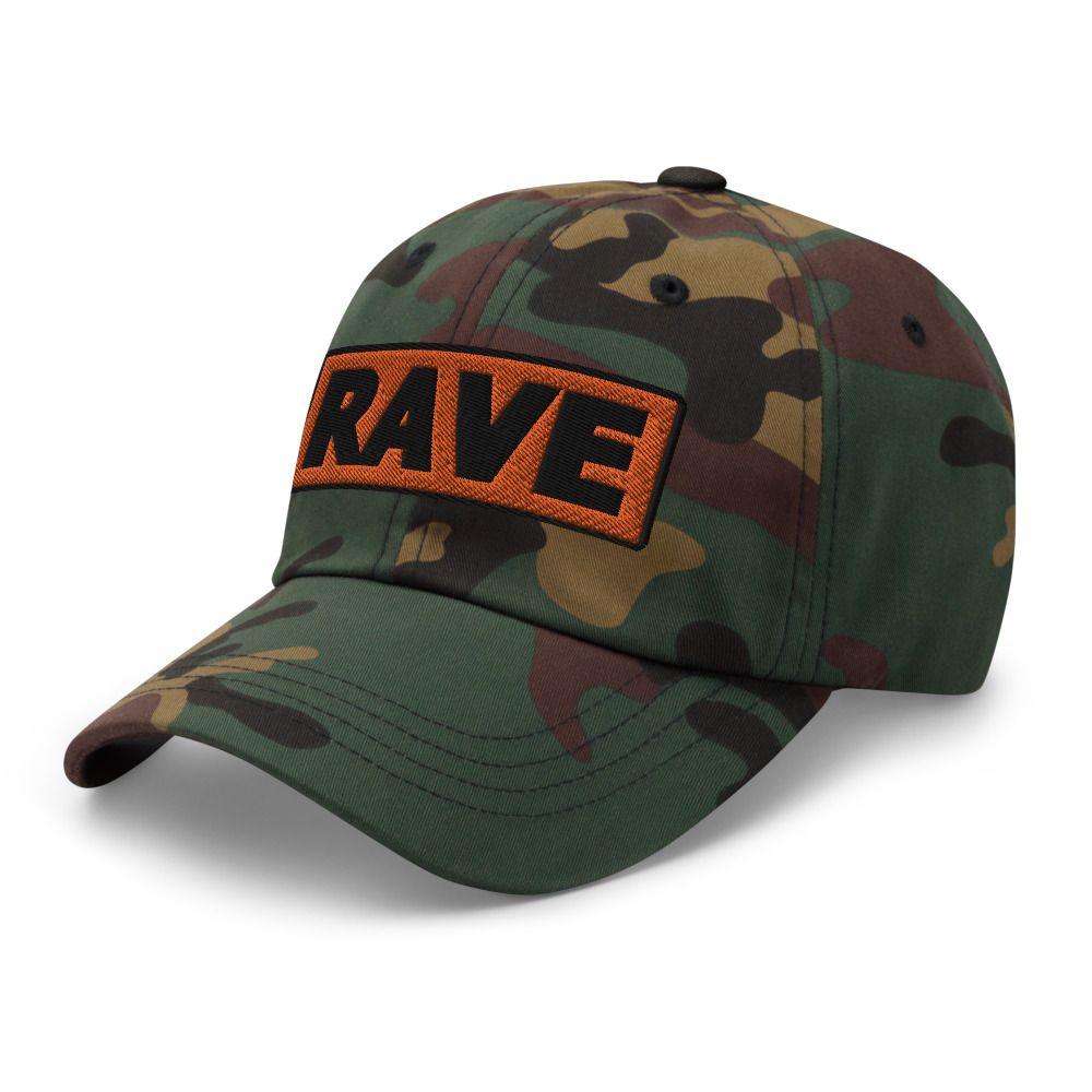 Casquette Baseball RAVE orange – Image 4