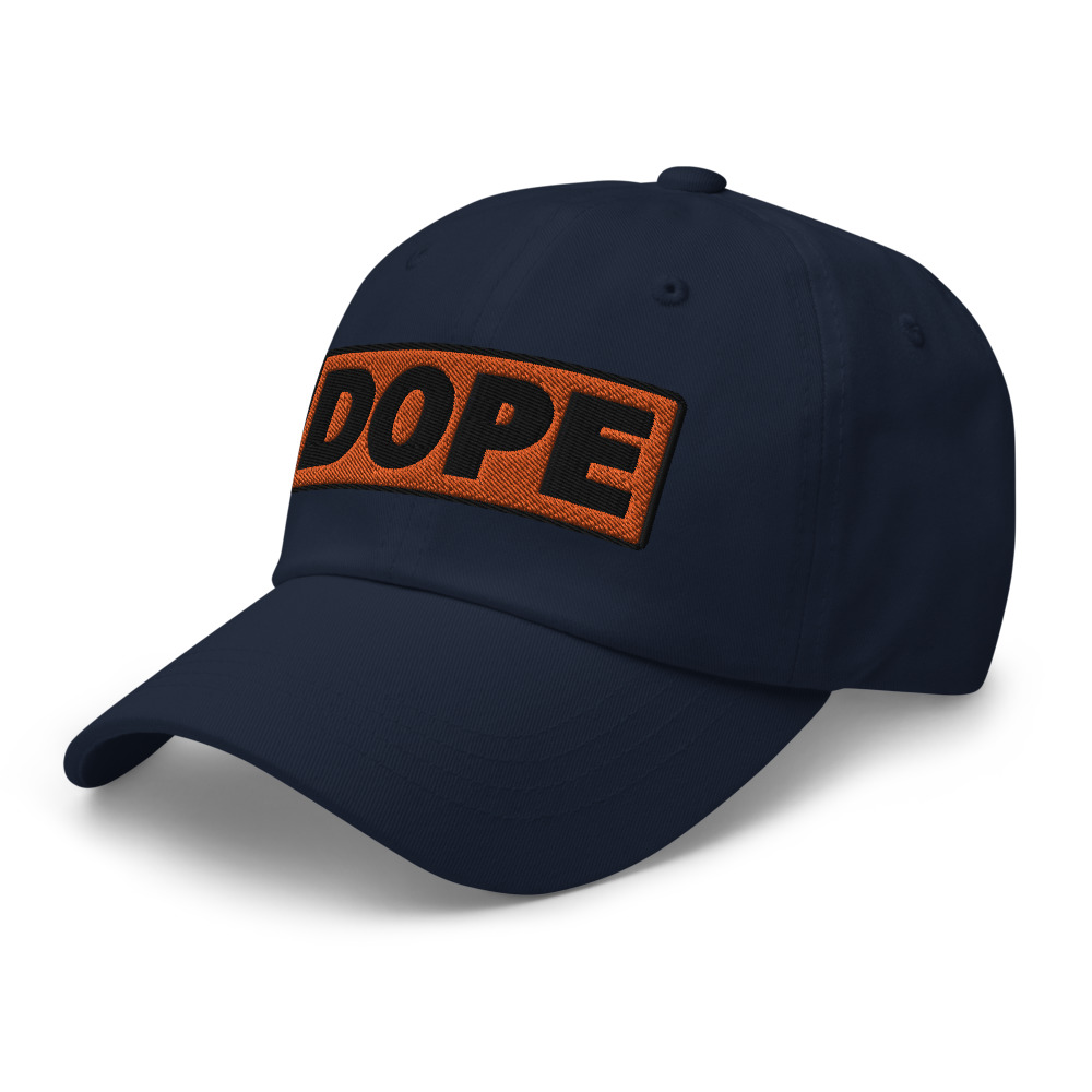 Casquette Baseball DOPE orange – Image 3