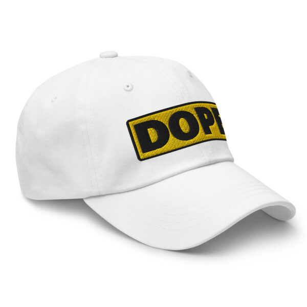 Casquette Baseball DOPE jaune