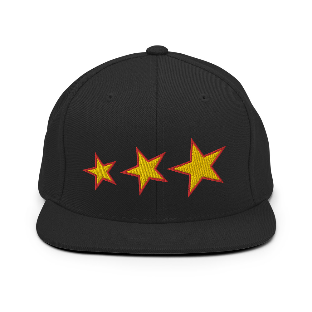 Casquette Snapback 3 étoiles – Image 7