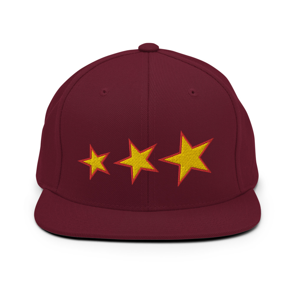 Casquette Snapback 3 étoiles – Image 3