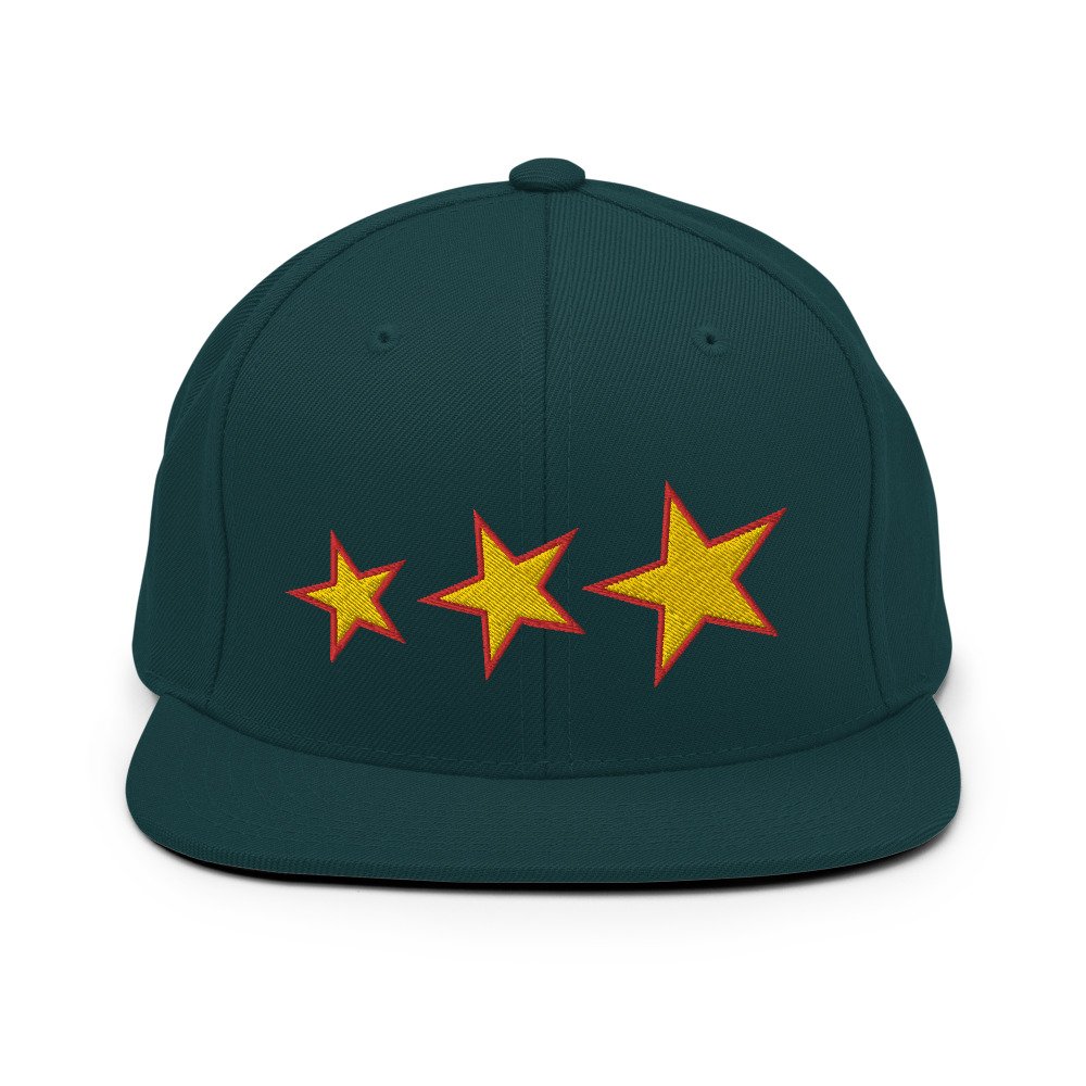 Casquette Snapback 3 étoiles – Image 6
