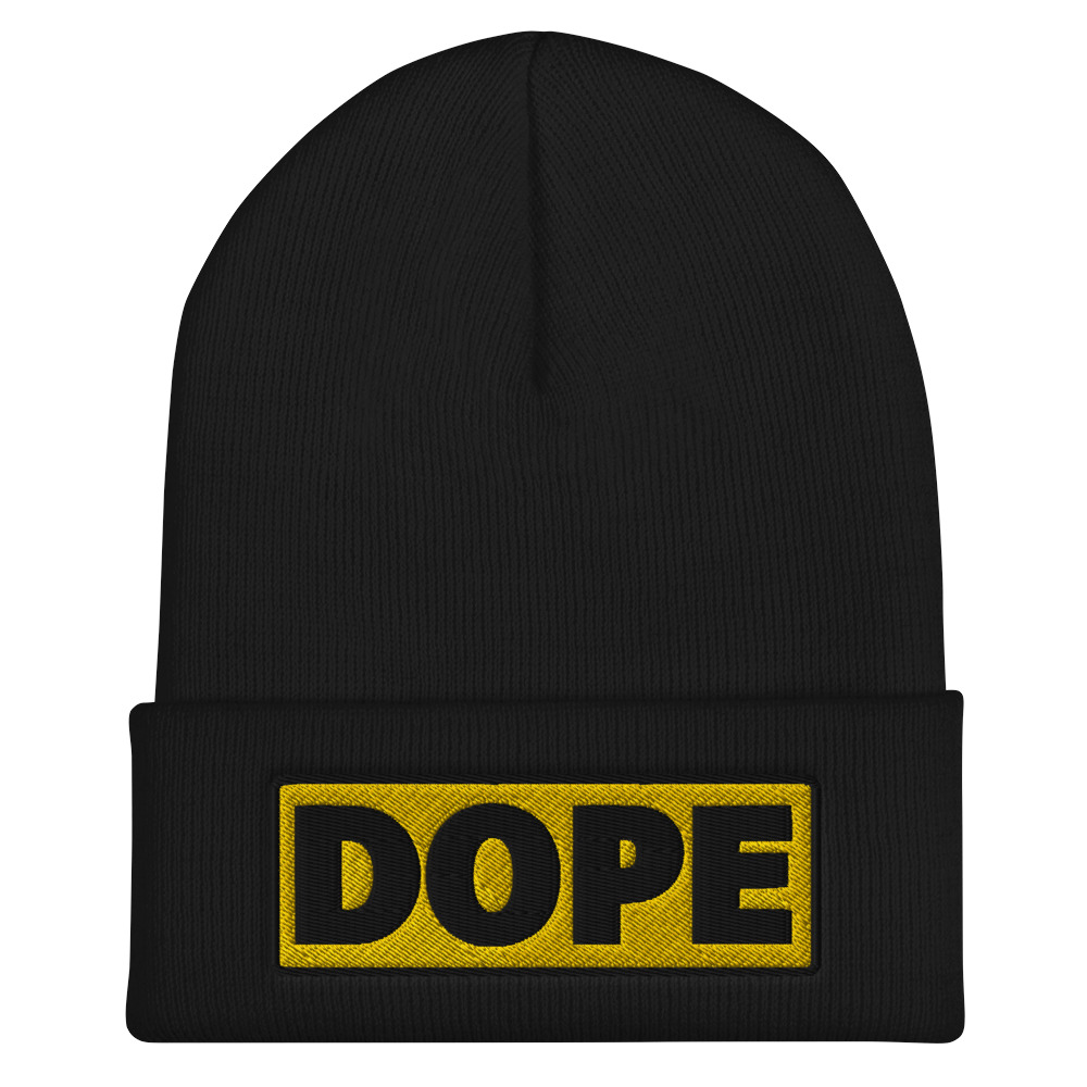 Bonnet DOPE jaune – Image 2