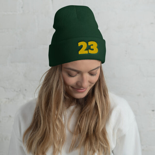Bonnet 23 jaune