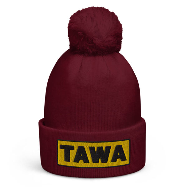 Bonnet à pompon TAWA jaune