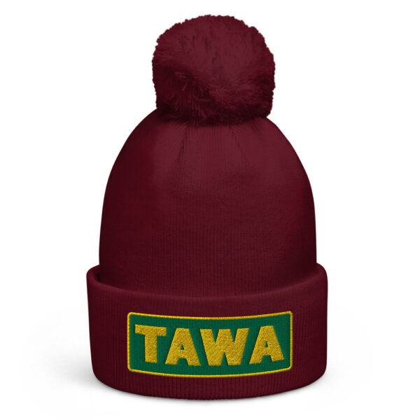 Bonnet à pompon TAWA vert