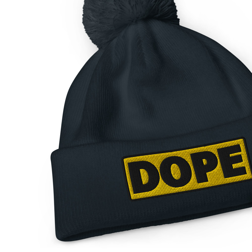 Bonnet à pompon DOPE jaune – Image 4