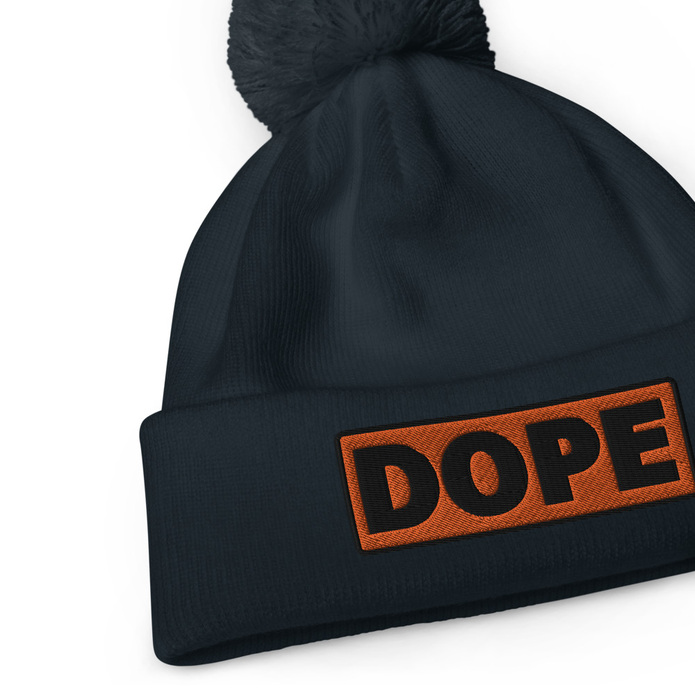 Bonnet à pompon DOPE orange – Image 4