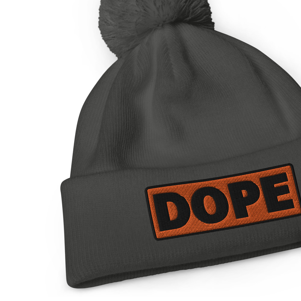 Bonnet à pompon DOPE orange – Image 5