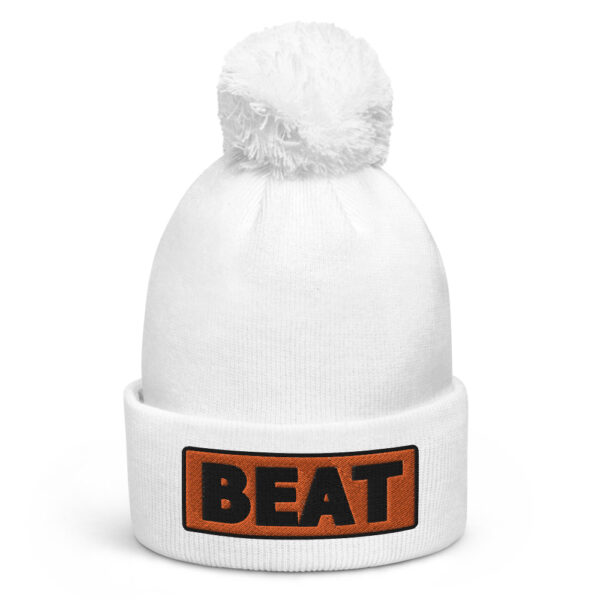 Bonnet à pompon BEAT orange