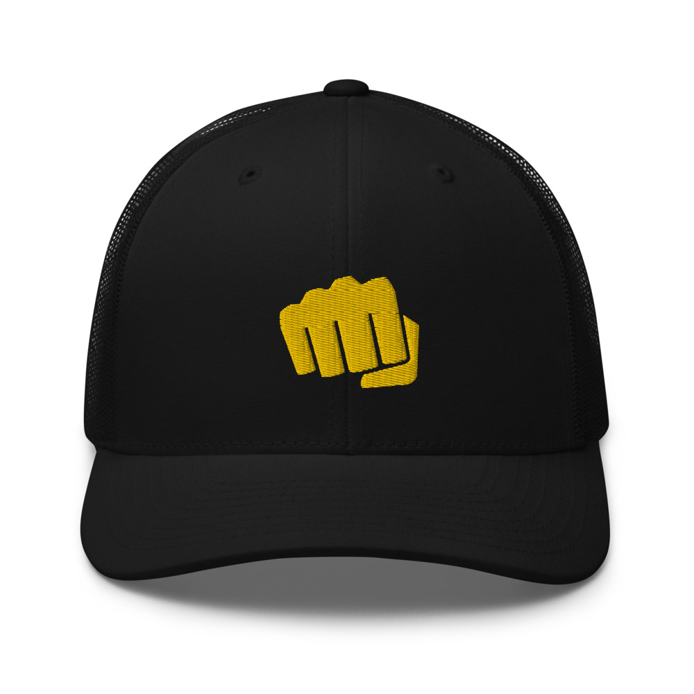 Casquette Trucker fight jaune – Image 2
