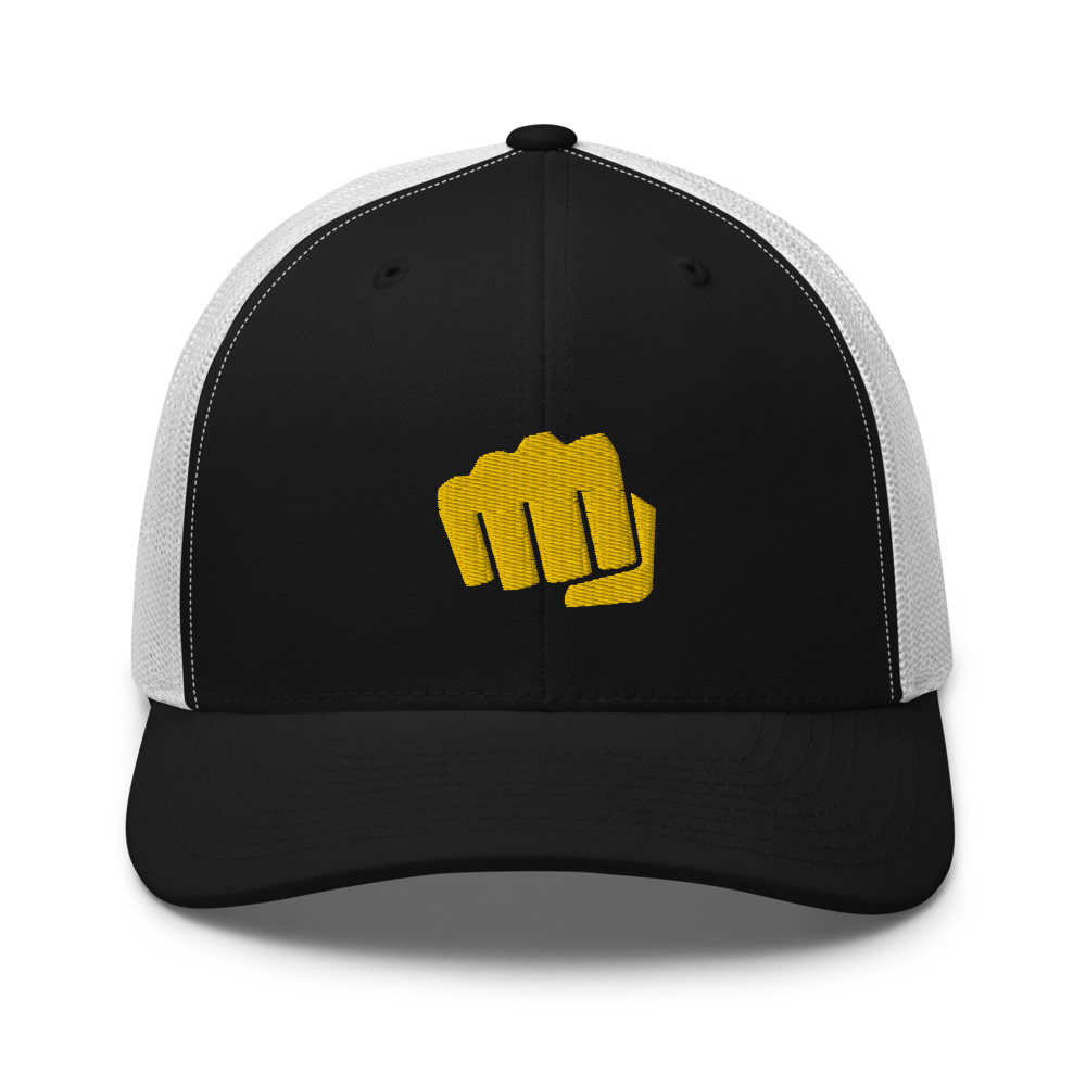 Casquette Trucker fight jaune – Image 3