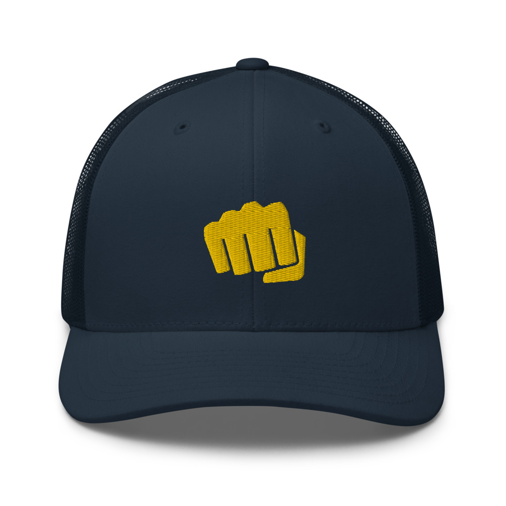 Casquette Trucker fight jaune – Image 4