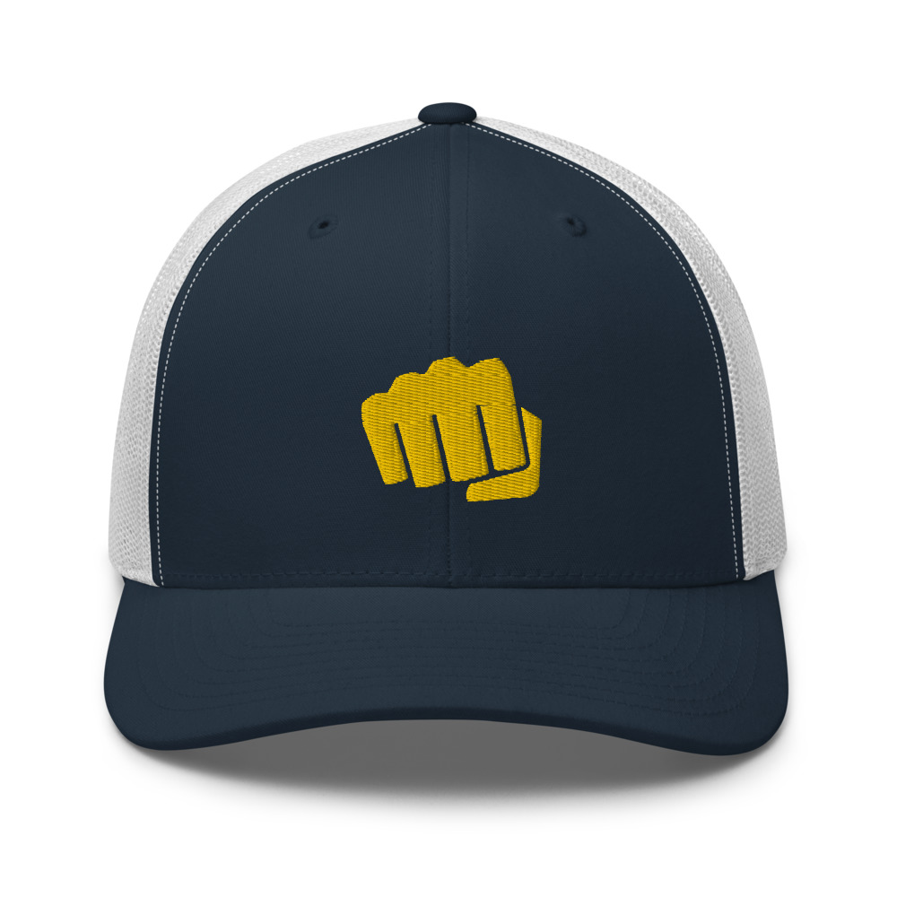 Casquette Trucker fight jaune – Image 5