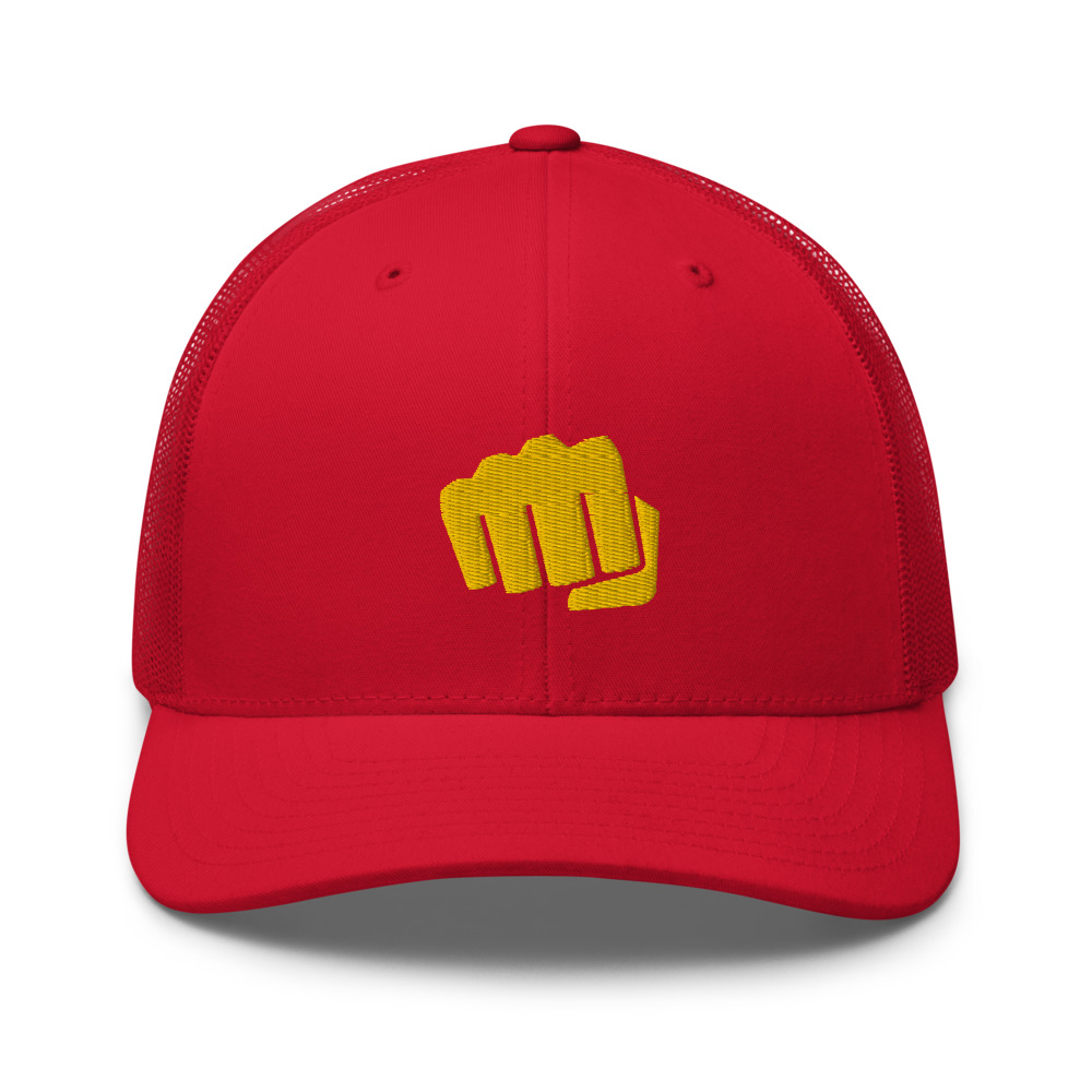 Casquette Trucker fight jaune – Image 6