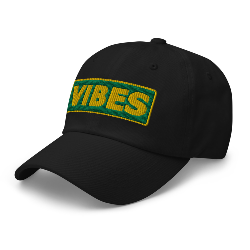 Casquette Baseball VIBES vert – Image 2