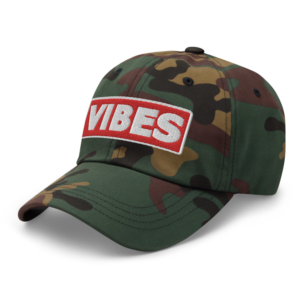 Casquette Baseball VIBES rouge – Image 3