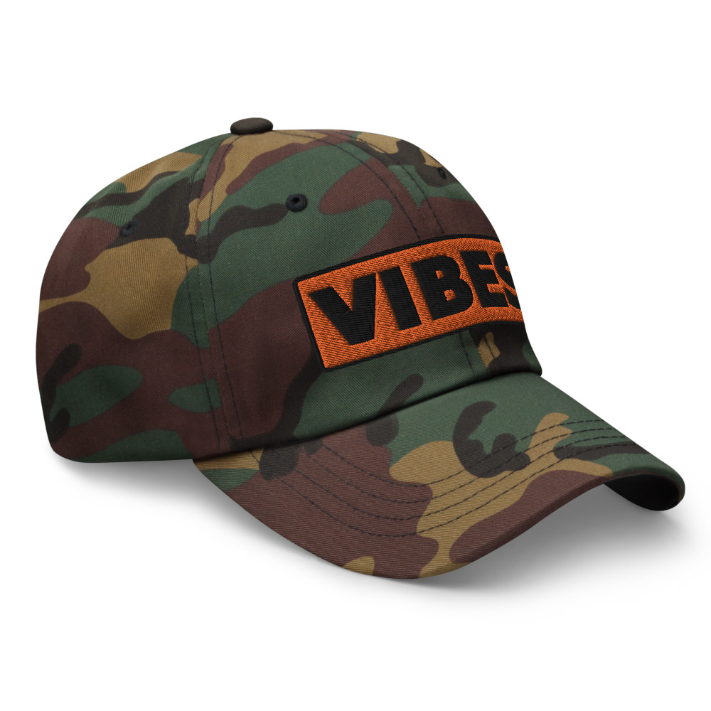Casquette Baseball VIBES orange – Image 4