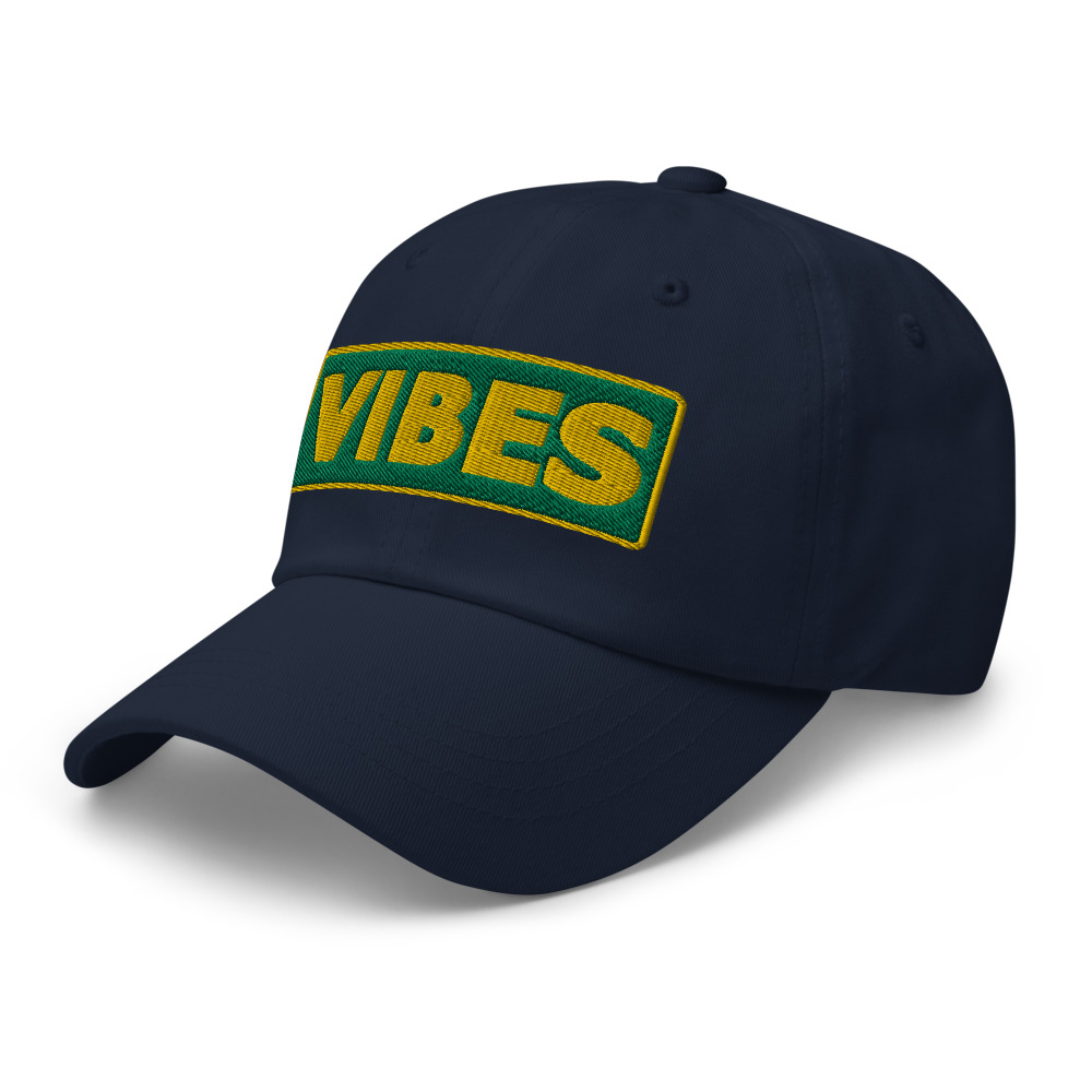 Casquette Baseball VIBES vert