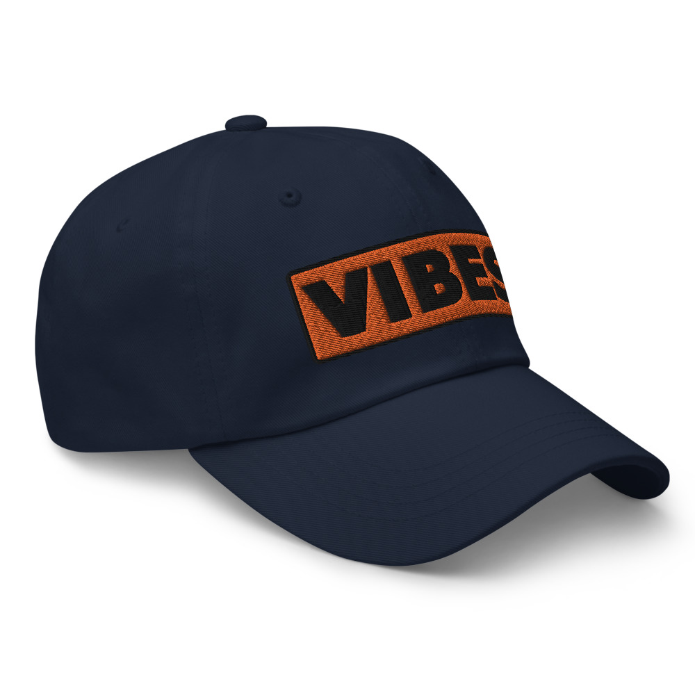 Casquette Baseball VIBES orange – Image 3