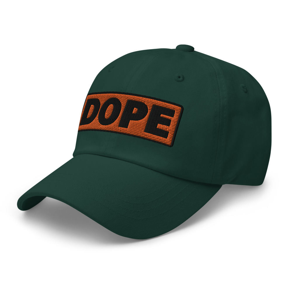 Casquette Baseball DOPE orange – Image 5