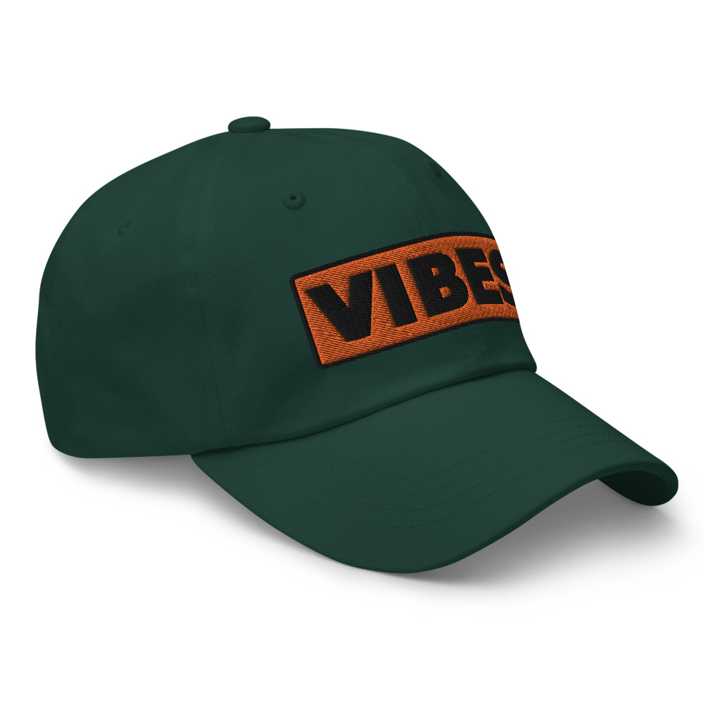Casquette Baseball VIBES orange – Image 5