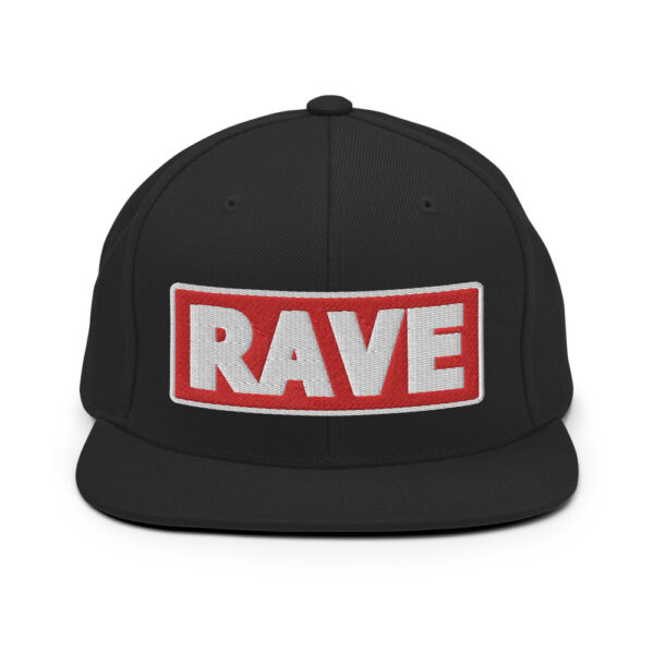 Casquette Snapback RAVE rouge
