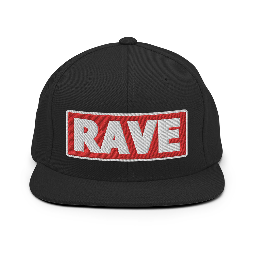 Casquette Snapback RAVE rouge
