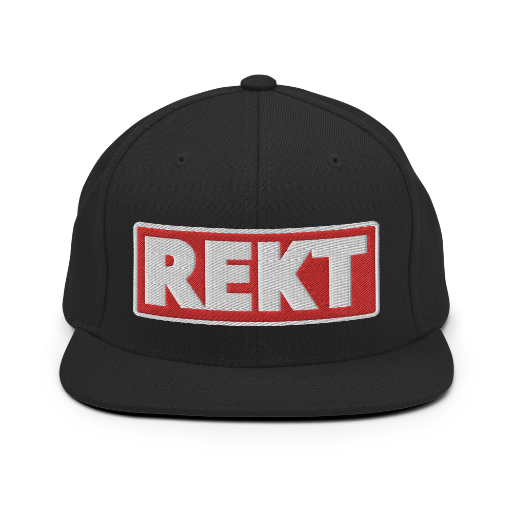 Casquette Snapback REKT rouge