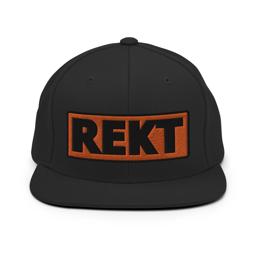 Casquette Snapback REKT orange – Image 12