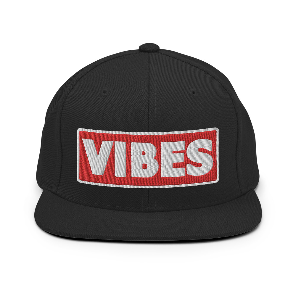Casquette Snapback VIBES rouge – Image 6