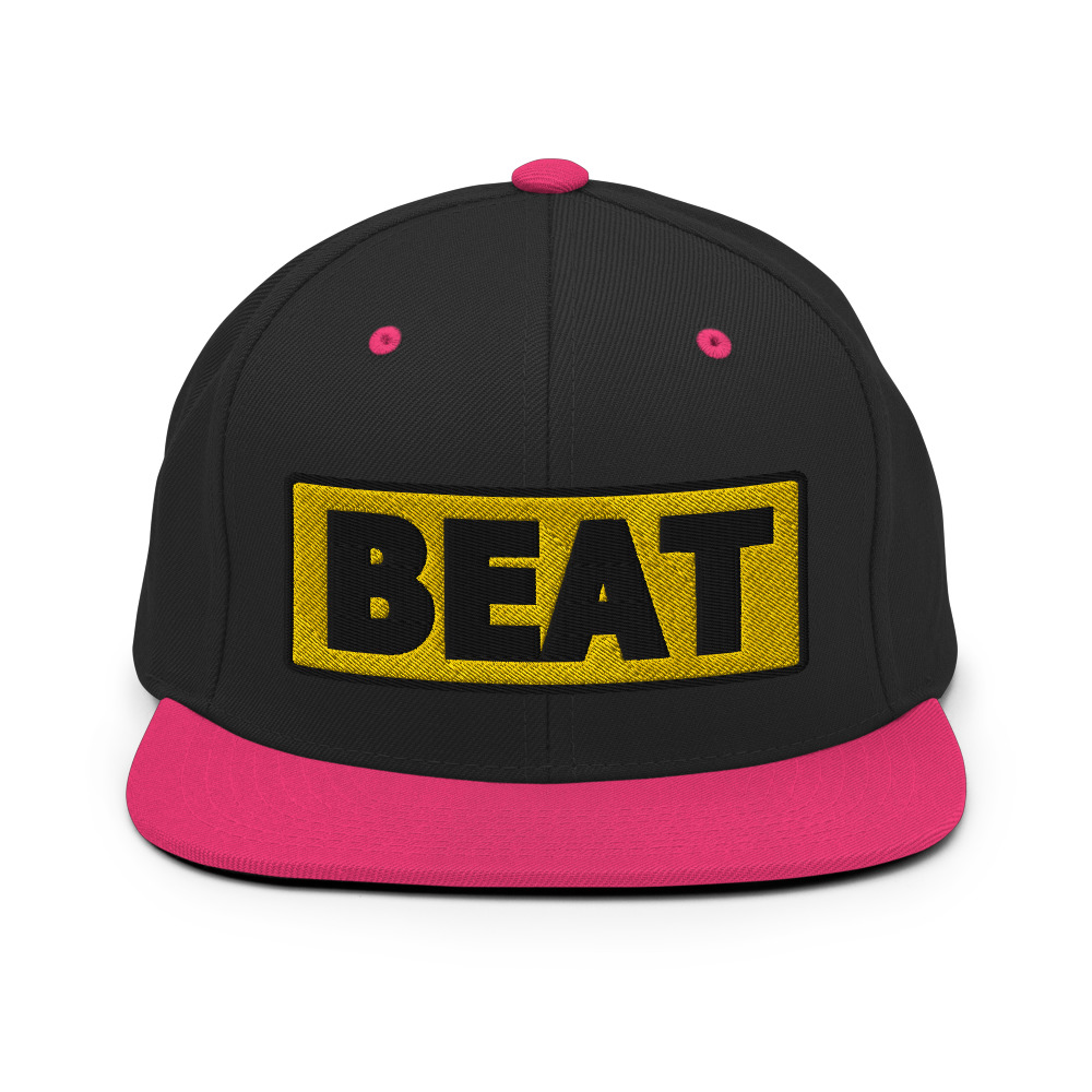 Casquette Snapback BEAT jaune – Image 3