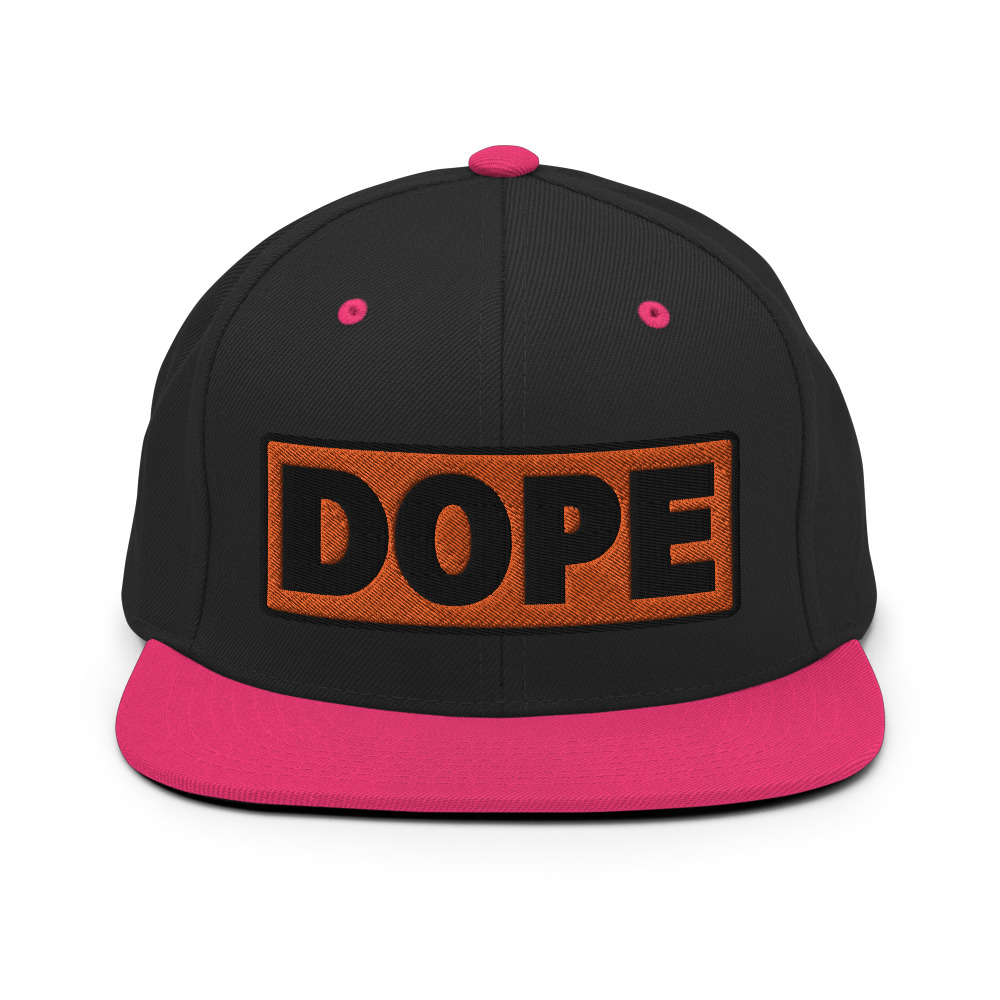 Casquette Snapback DOPE orange – Image 12