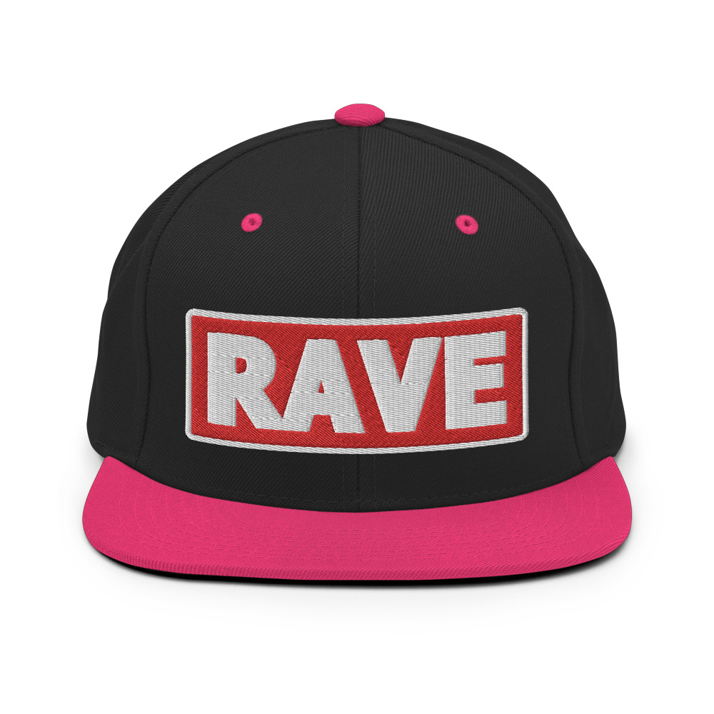 Casquette Snapback RAVE rouge – Image 4