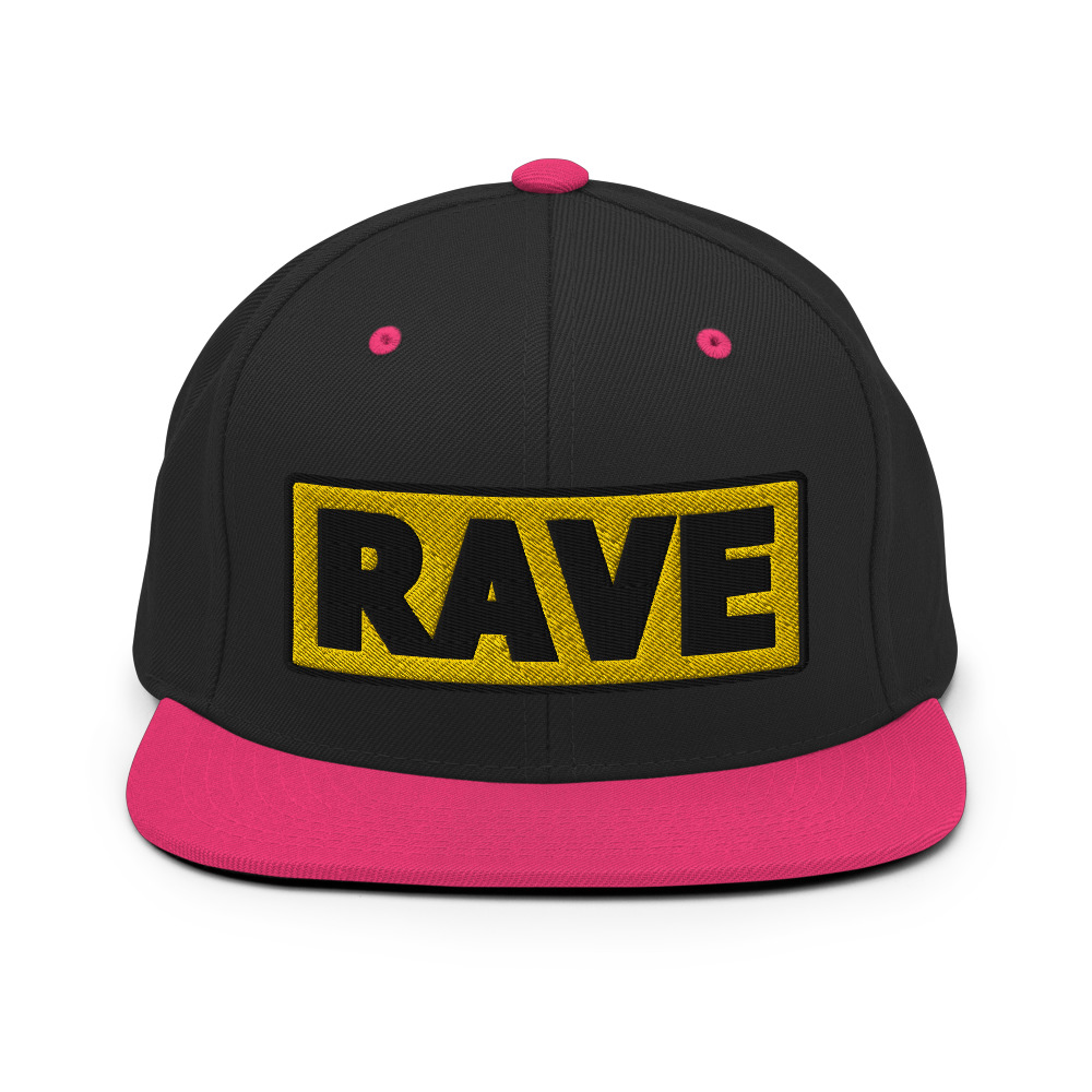 Casquette Snapback RAVE jaune – Image 15
