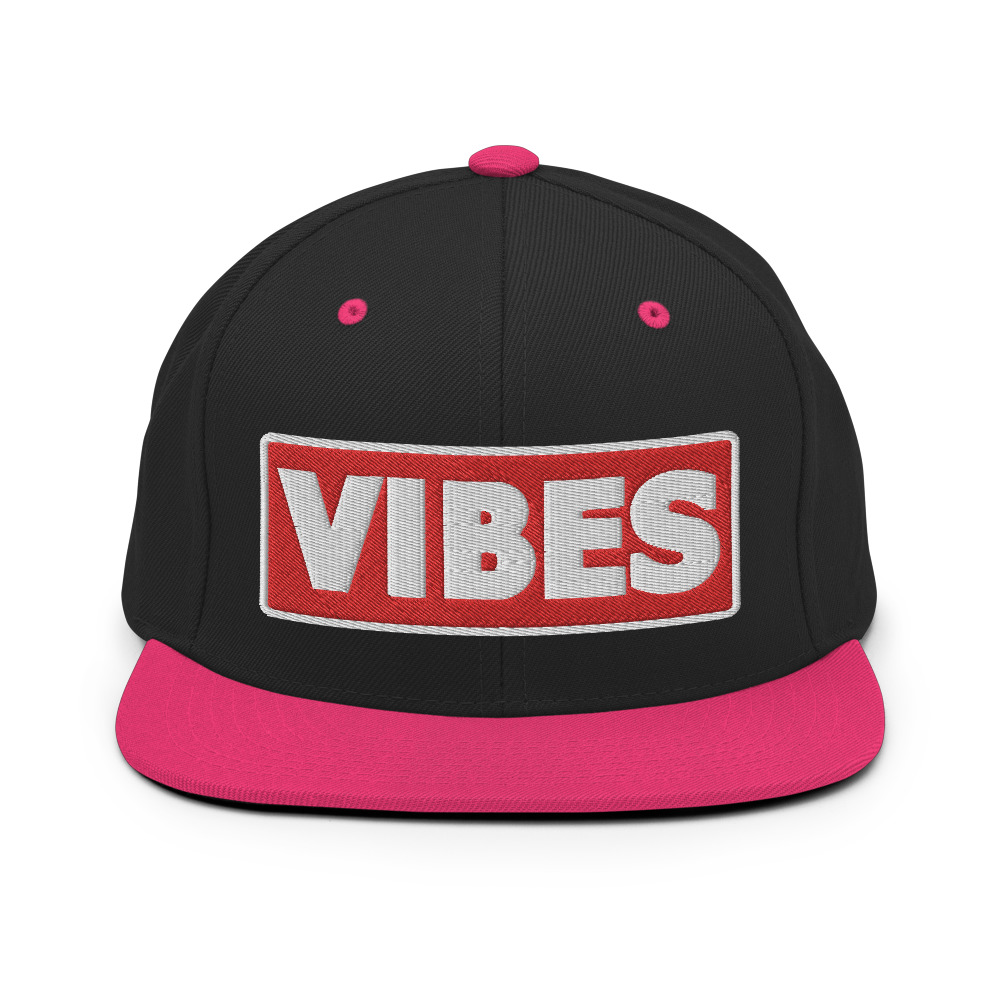 Casquette Snapback VIBES rouge – Image 4