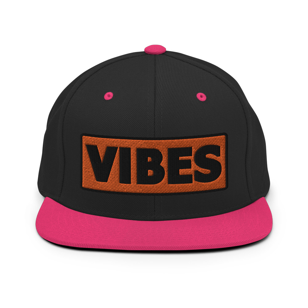 Casquette Snapback VIBES orange – Image 14
