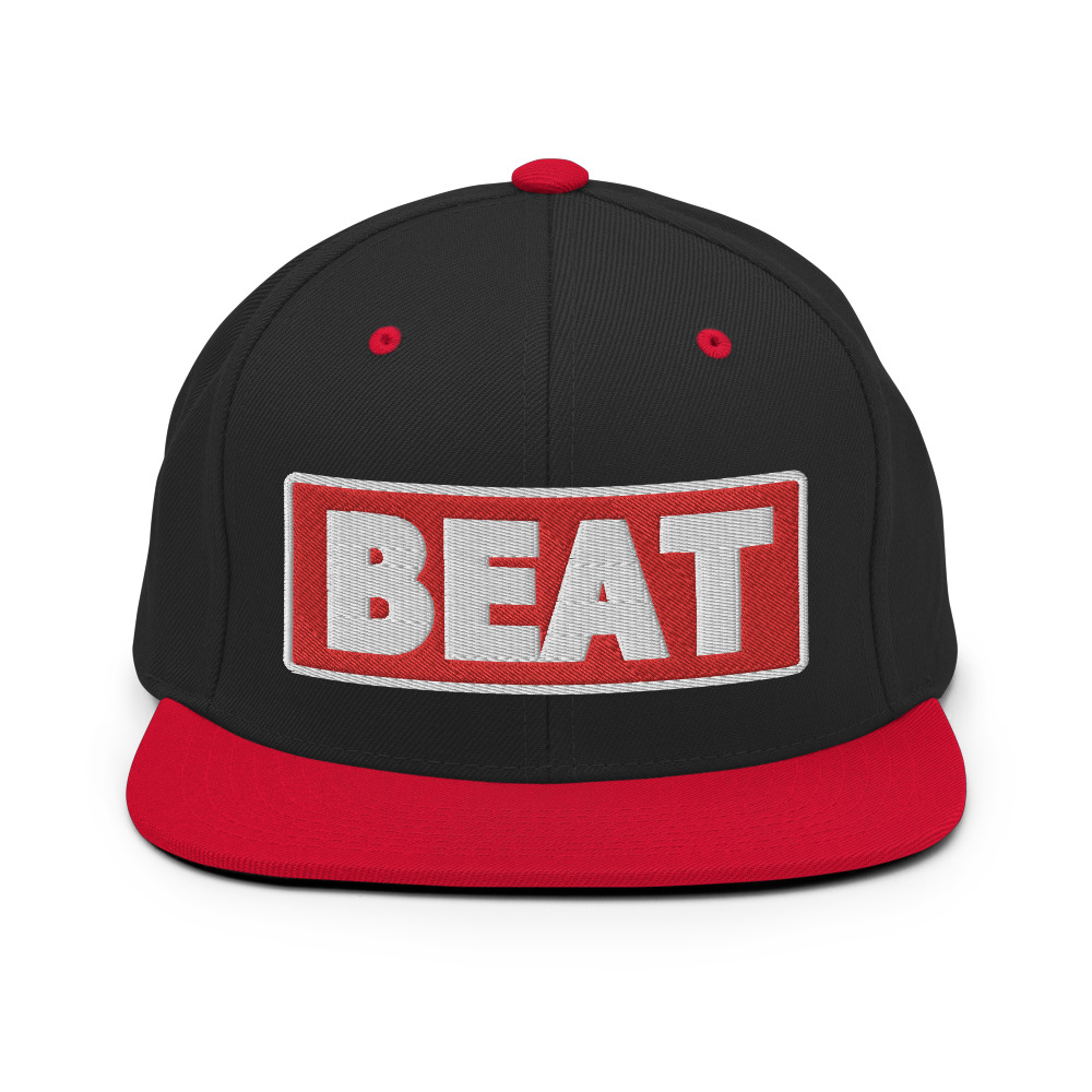 Casquette Snapback BEAT rouge – Image 9