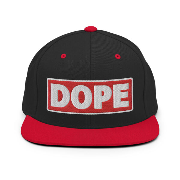 Casquette Snapback DOPE rouge