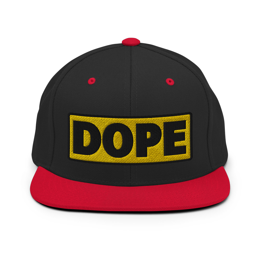 Casquette Snapback DOPE jaune – Image 17