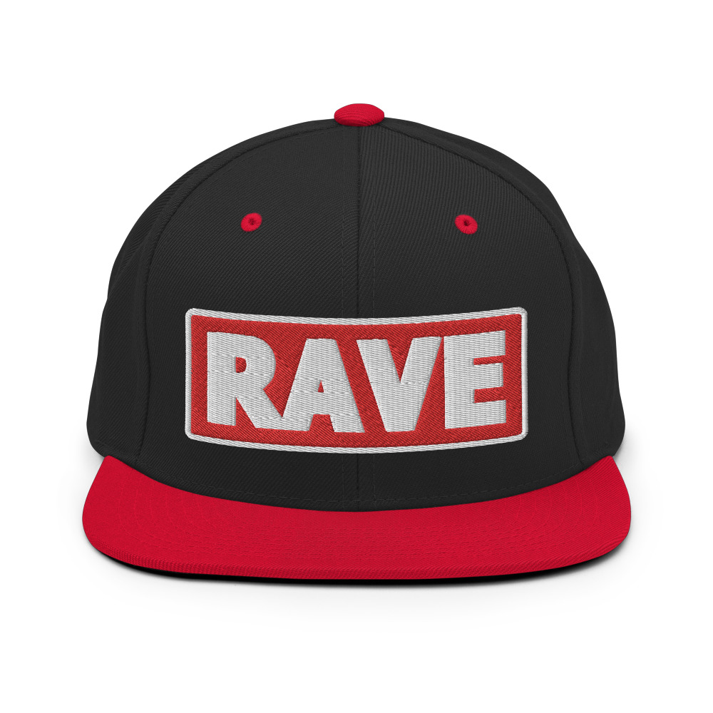 Casquette Snapback RAVE rouge – Image 8